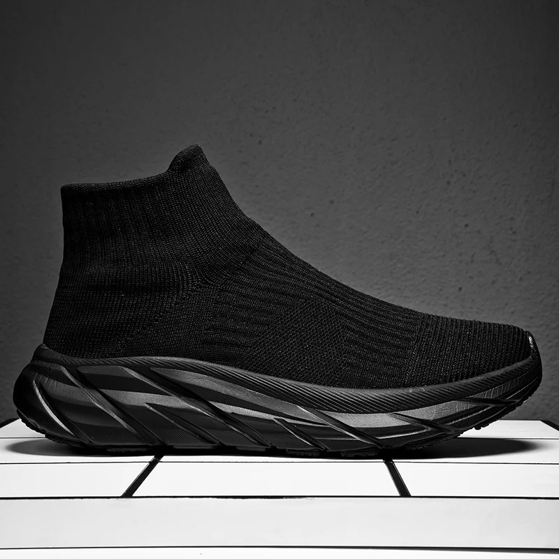 Men Running Walking sock Shoes winter boots Casual Sneakers plush warm shoes Sport shoes Lightweight Men Sneakers Casual Shoes - Image 2