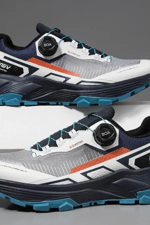 Autumn & Winter Men's Running Shoes Outdoor Hiking,Wear-Resistant Trail Shoes with BOA Closure,Breathable Sports & Casual Style